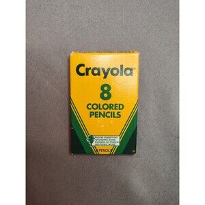 Vintage Crayola 8 Pack Colored Pencils Unused 1996 Binney & Smith